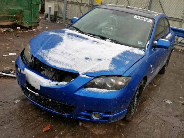 JM1BK323161458368 - 2006 MAZDA 3 S BLUE photo 2