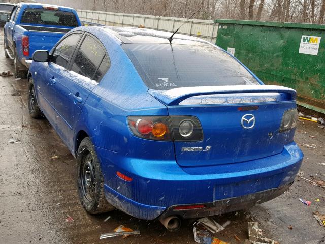 JM1BK323161458368 - 2006 MAZDA 3 S BLUE photo 3