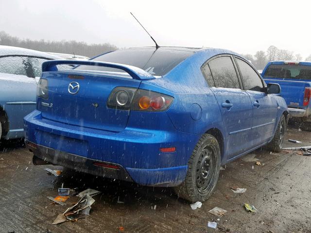 JM1BK323161458368 - 2006 MAZDA 3 S BLUE photo 4