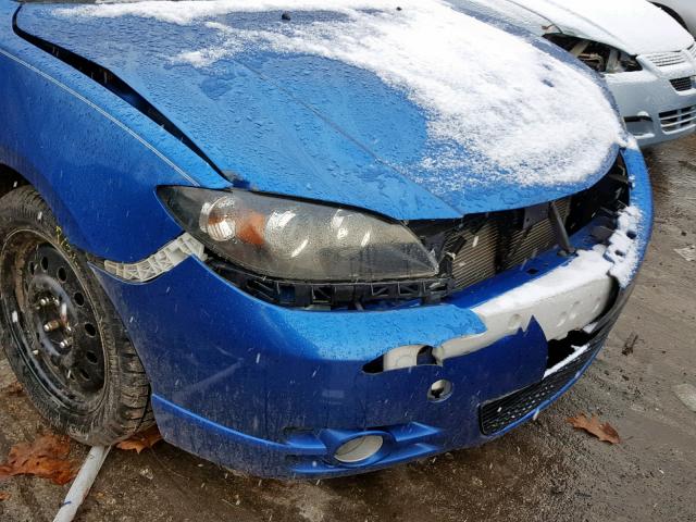 JM1BK323161458368 - 2006 MAZDA 3 S BLUE photo 9