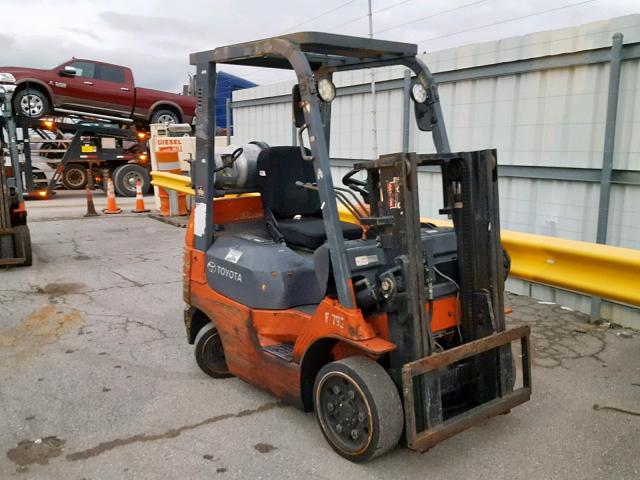 70306 - 2001 TOYOTA FORKLIFT ORANGE photo 1