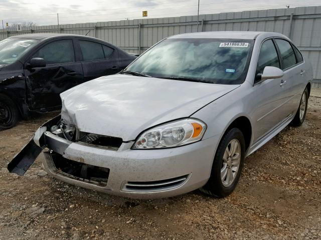 2G1WA5E34F1108795 - 2015 CHEVROLET IMPALA LIM SILVER photo 2