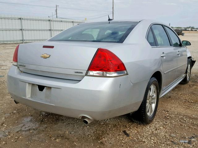 2G1WA5E34F1108795 - 2015 CHEVROLET IMPALA LIM SILVER photo 4