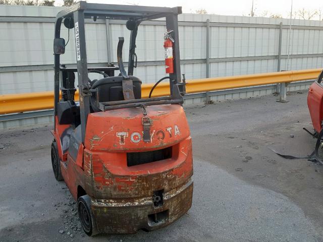 79013 - 2001 TOYOTA FORKLIFT ORANGE photo 3