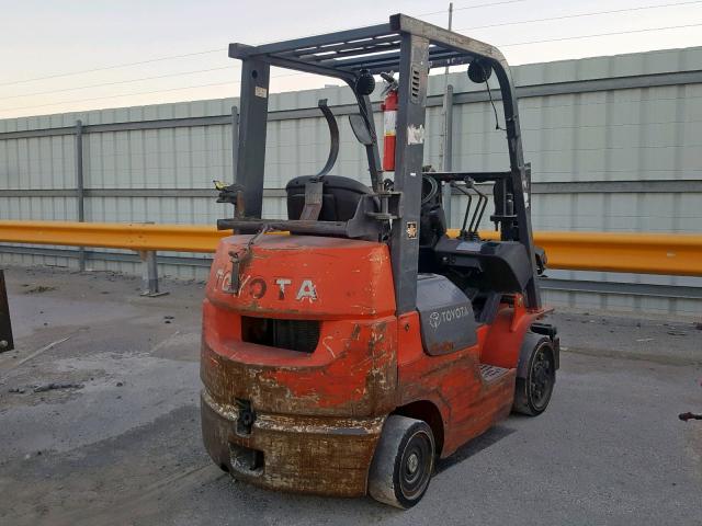 79013 - 2001 TOYOTA FORKLIFT ORANGE photo 4