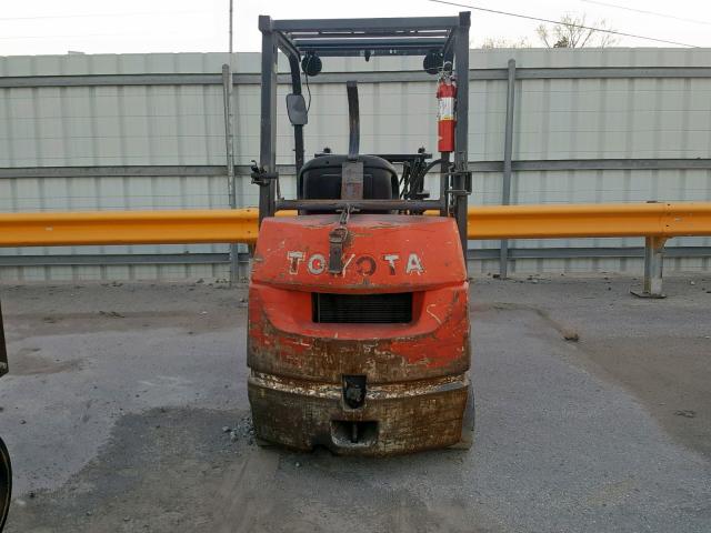 79013 - 2001 TOYOTA FORKLIFT ORANGE photo 6