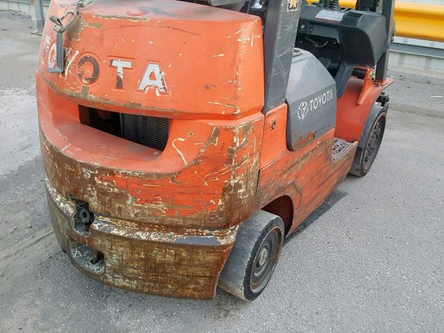 79013 - 2001 TOYOTA FORKLIFT ORANGE photo 7