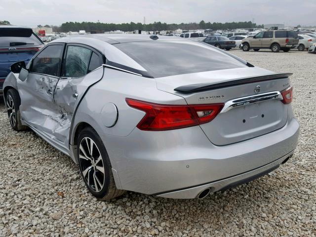 1N4AA6APXJC398274 - 2018 NISSAN MAXIMA 3.5 SILVER photo 3