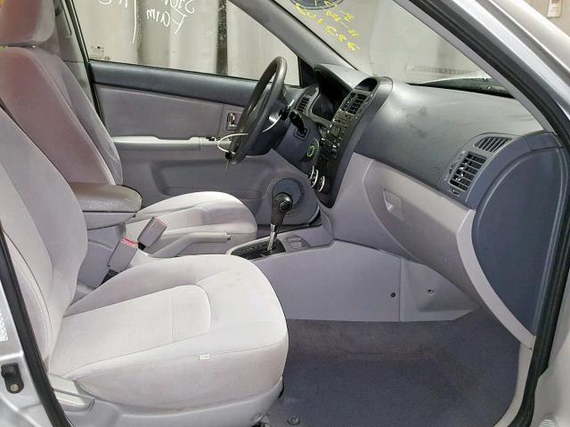 KNAFE221495601471 - 2009 KIA SPECTRA EX SILVER photo 5