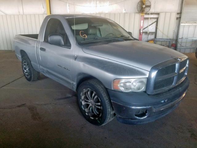 1D7HA16K05J651344 - 2005 DODGE RAM 1500 S SILVER photo 1