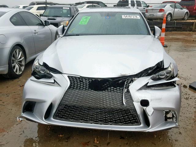 JTHBE1D24E5009742 - 2014 LEXUS IS 350 SILVER photo 7