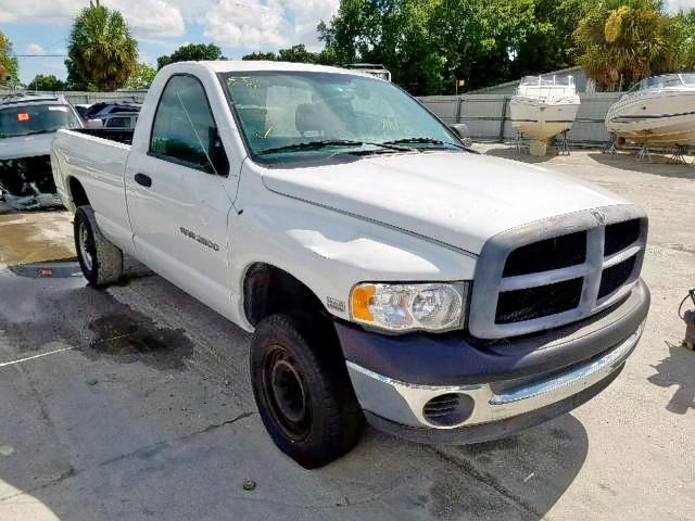 3D7KS26D45G813777 - 2005 DODGE RAM 2500 S Սպիտակ լուսանկար 1