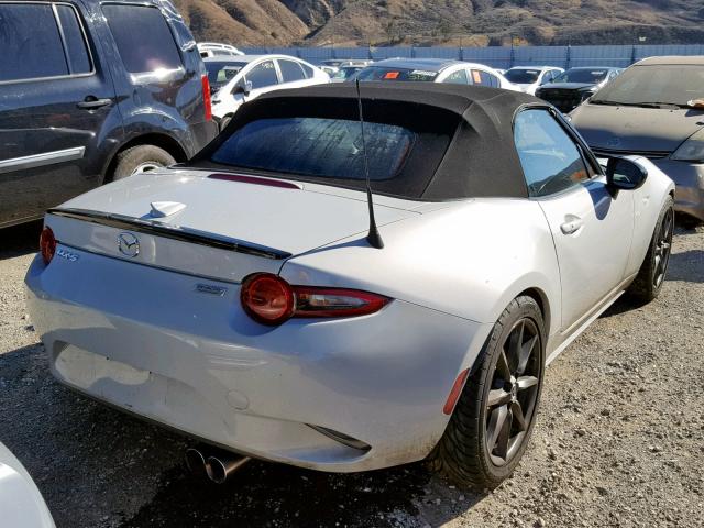 JM1NDAC75G0101103 - 2016 MAZDA MX-5 MIATA SILVER photo 4