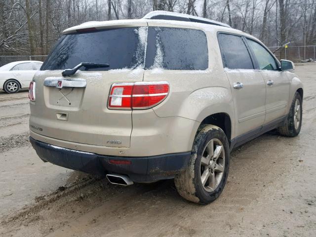 5GZEV33758J197804 - 2008 SATURN OUTLOOK XR თაფლისფერი ფოტო 4