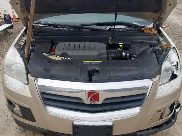 5GZEV33758J197804 - 2008 SATURN OUTLOOK XR თაფლისფერი ფოტო 7