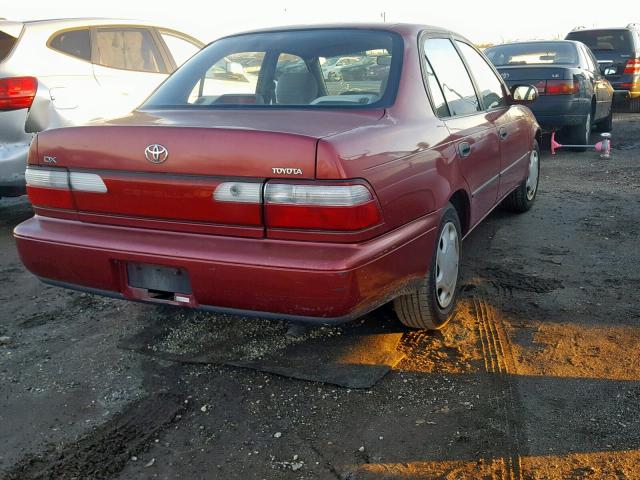 2T1BB02E1TC150723 - 1996 TOYOTA COROLLA DX RED photo 4