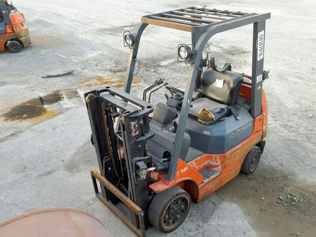 79575 - 2003 TOYOTA FORKLIFT ORANGE photo 2