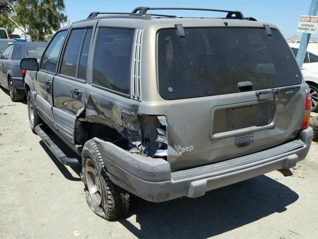 1J4GZ58S1WC164401 - 1998 JEEP GRAND CHER GRAY photo 3