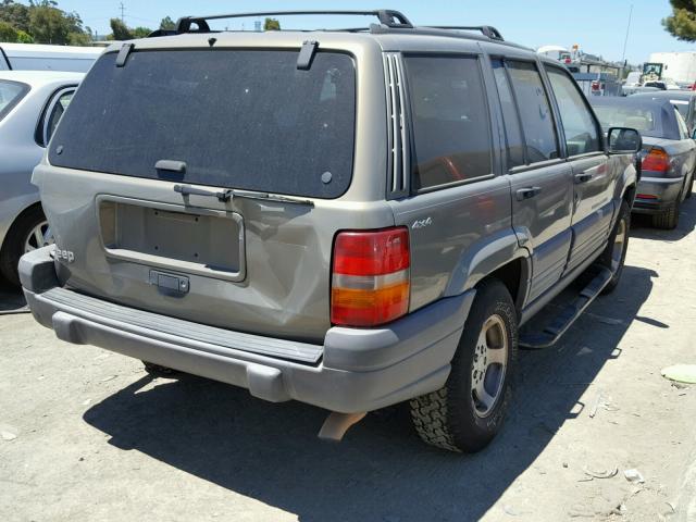 1J4GZ58S1WC164401 - 1998 JEEP GRAND CHER GRAY photo 4