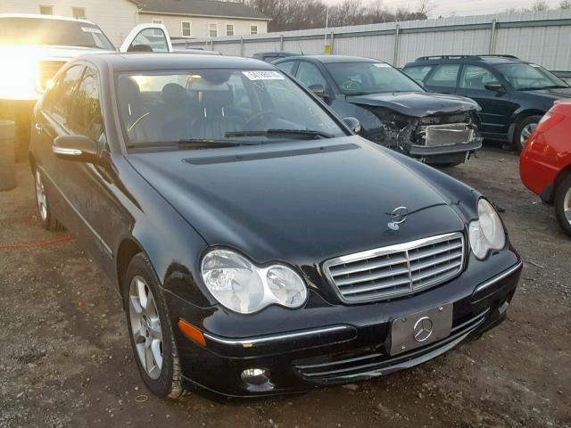 WDBRF92H97F894521 - 2007 MERCEDES-BENZ C 280 4MAT BLACK photo 1