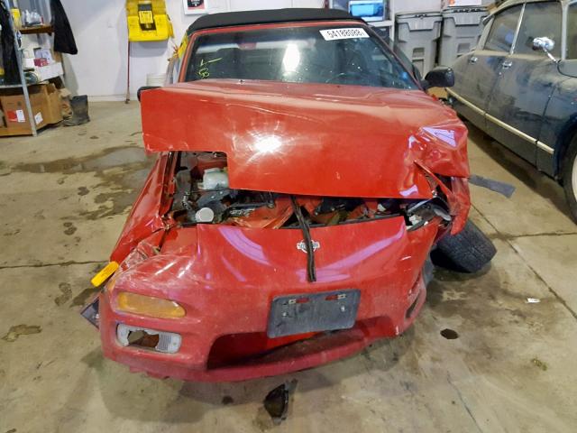 JN3MS37A0PW202088 - 1993 NISSAN 240SX SE RED photo 9