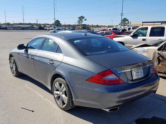 WDDDJ72X59A143492 - 2009 MERCEDES-BENZ CLS 550 SILVER photo 3