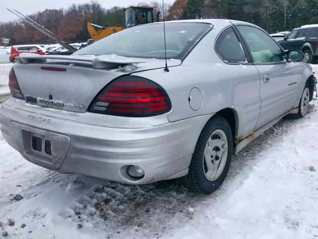 1G2NE12F22C222026 - 2002 PONTIAC GRAND AM S SILVER photo 4