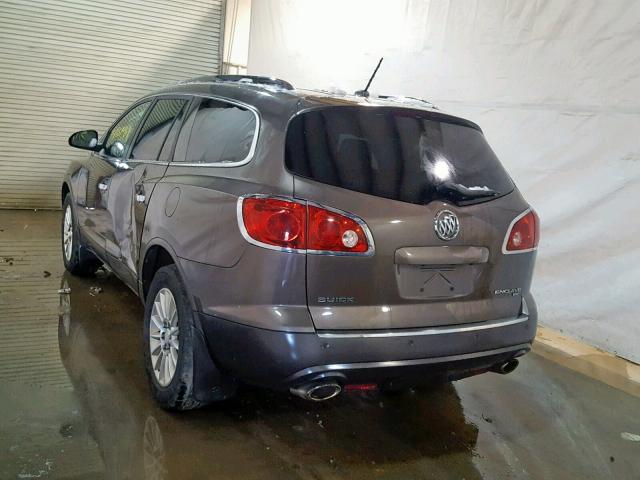 5GAKVCED3CJ275496 - 2012 BUICK ENCLAVE GRAY photo 3