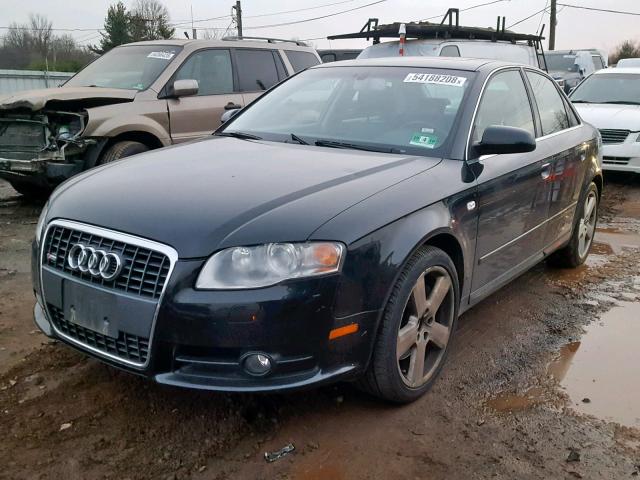 WAUDH78E38A154501 - 2008 AUDI A4 3.2 QUA BLACK photo 2