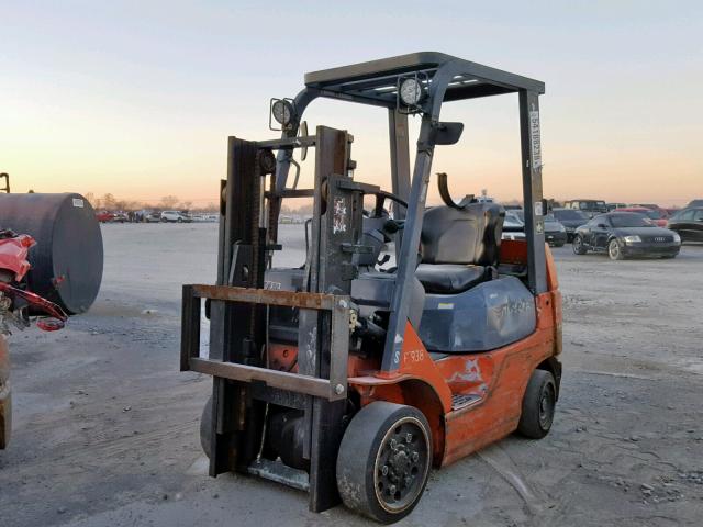 79548 - 2003 TOYOTA FORKLIFT ORANGE photo 2