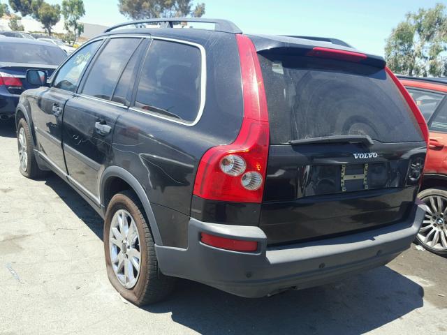 YV1CZ91H941124953 - 2004 VOLVO XC90 T6 BLACK photo 3