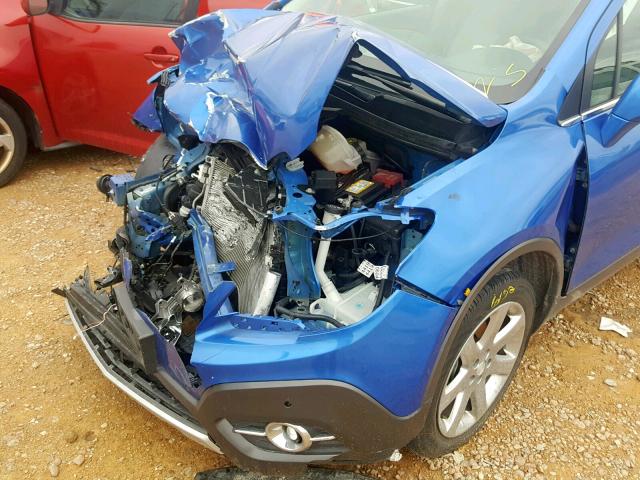 KL4CJDSB5GB742273 - 2016 BUICK ENCORE PRE BLUE photo 9