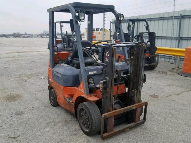 79611 - 2003 TOYOTA FORKLIFT ORANGE photo 1