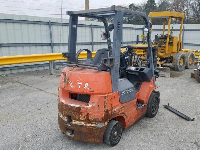 79611 - 2003 TOYOTA FORKLIFT ORANGE photo 4