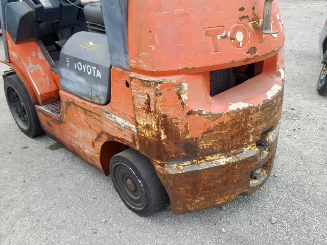 79611 - 2003 TOYOTA FORKLIFT ORANGE photo 9