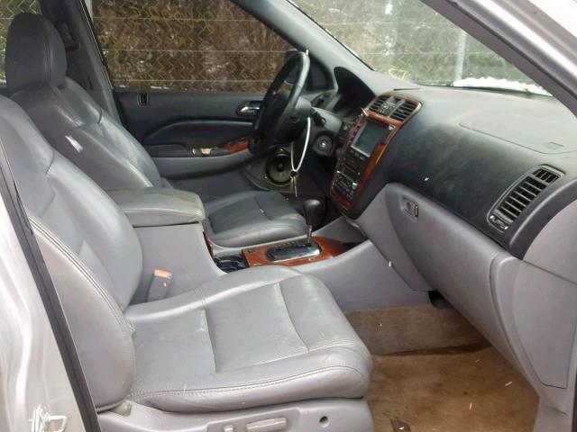 2HNYD18693H506572 - 2003 ACURA MDX TOURIN SILVER photo 5