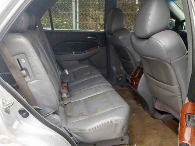 2HNYD18693H506572 - 2003 ACURA MDX TOURIN SILVER photo 6