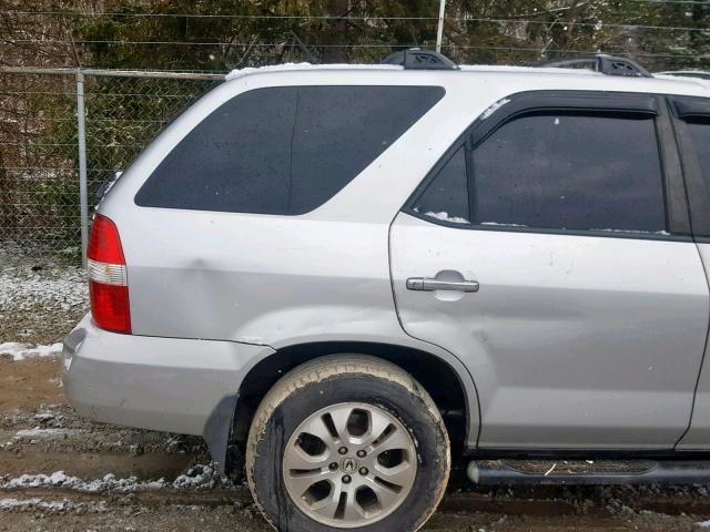 2HNYD18693H506572 - 2003 ACURA MDX TOURIN SILVER photo 9