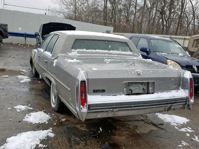 1G6AB6986D9169101 - 1983 CADILLAC FLEETWOOD GRAY photo 3