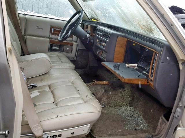 1G6AB6986D9169101 - 1983 CADILLAC FLEETWOOD GRAY photo 5