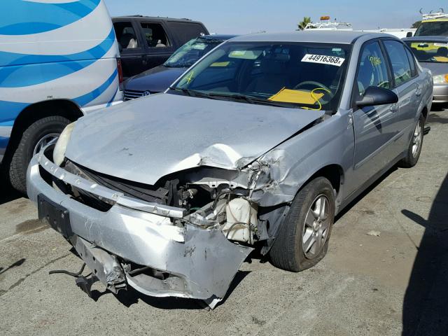 1G1ZT54834F122908 - 2004 CHEVROLET MALIBU LS SILVER photo 2