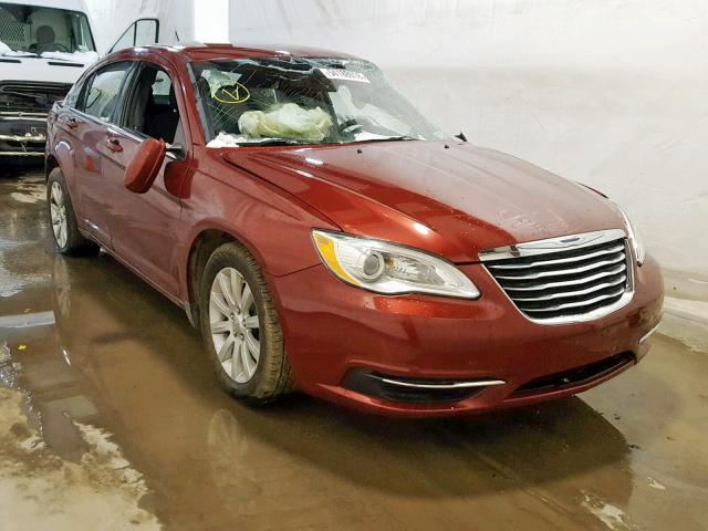 1C3CCBBBXCN301479 - 2012 CHRYSLER 200 TOURIN MAROON photo 1