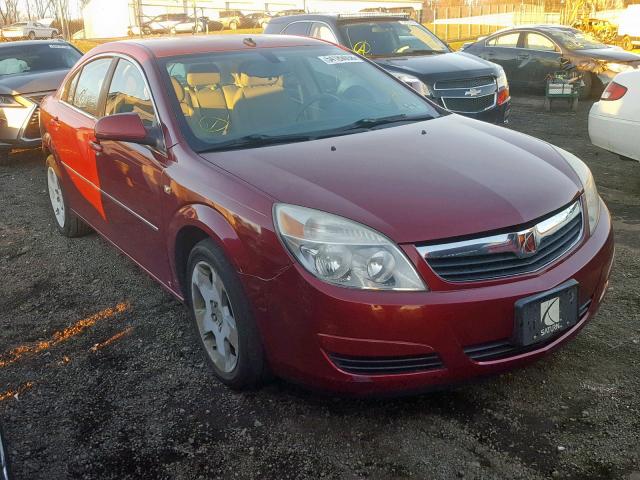 1G8ZS57B28F219521 - 2008 SATURN AURA XE MAROON photo 1