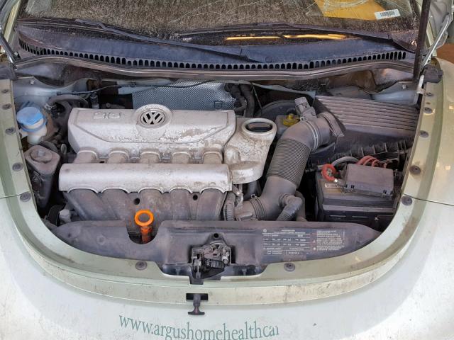 3VWPG3AG5AM000319 - 2010 VOLKSWAGEN NEW BEETLE მწვანე ფოტო 7