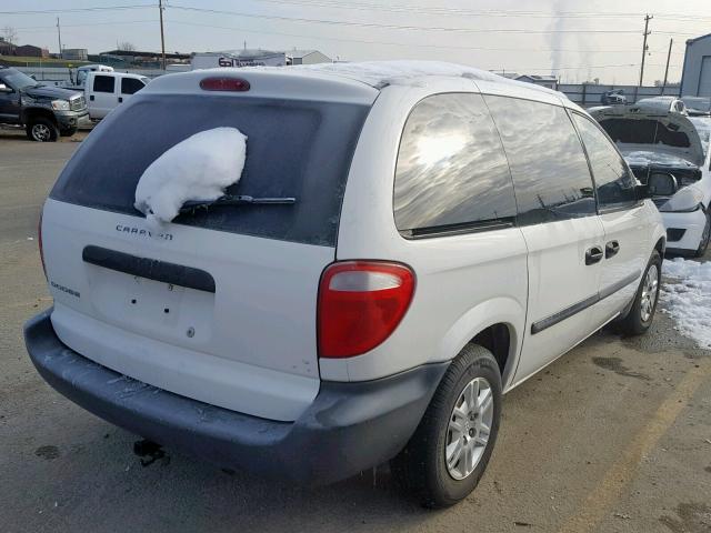 1D4GP25B77B214792 - 2007 DODGE CARAVAN SE WHITE photo 4