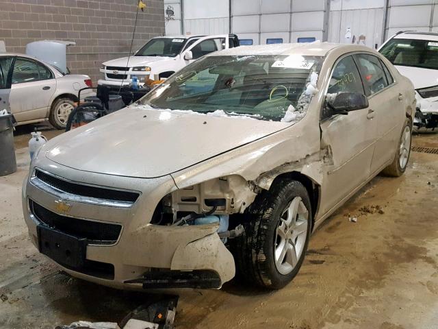 1G1ZB5EB5AF279509 - 2010 CHEVROLET MALIBU LS 金色 照片 2