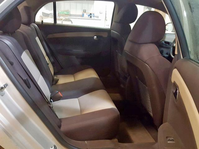 1G1ZB5EB5AF279509 - 2010 CHEVROLET MALIBU LS 金色 照片 6