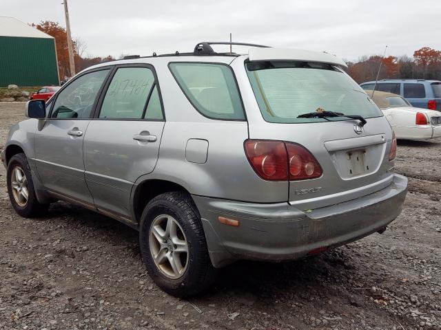 JT6HF10U7X0045660 - 1999 LEXUS RX 300 SILVER photo 3