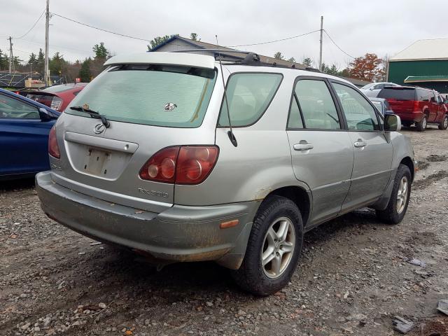 JT6HF10U7X0045660 - 1999 LEXUS RX 300 SILVER photo 4