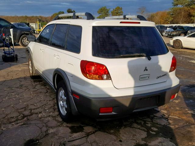 JA4LX31G83U075610 - 2003 MITSUBISHI OUTLANDER WHITE photo 3